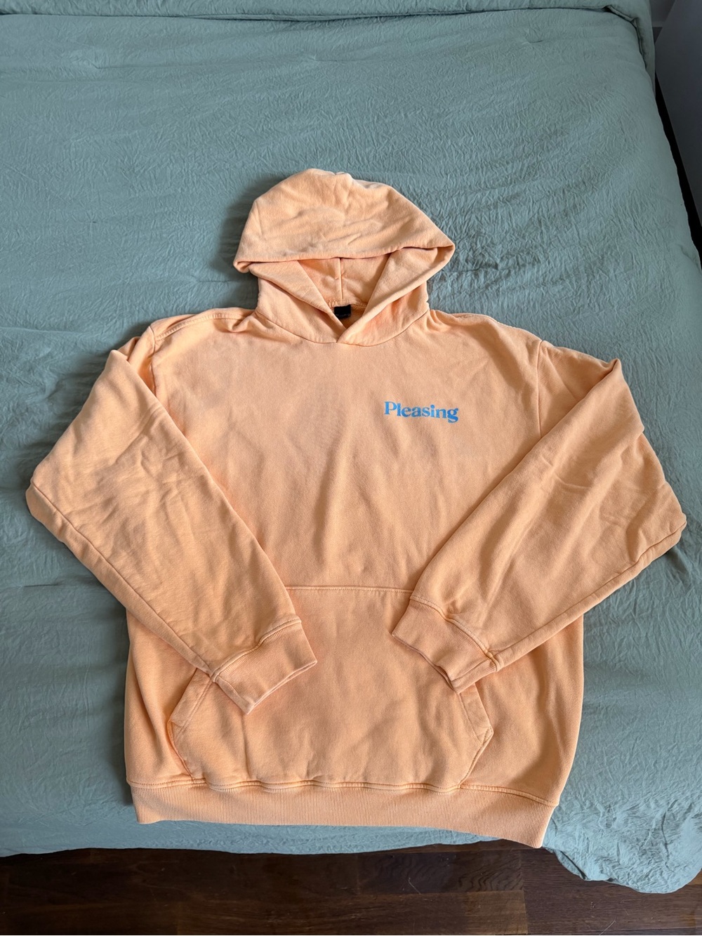 Pleasing Peach Hoodie - New Size Large